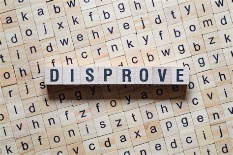 DISPROVE .